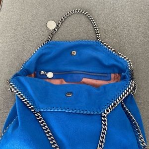 Stella McCartney Fold Over Blue Tote